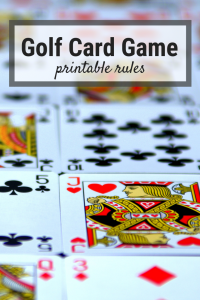 Golf Card Game Rules (Simple &amp; Printable): How to play 9, 6 &amp; 4 Card Golf