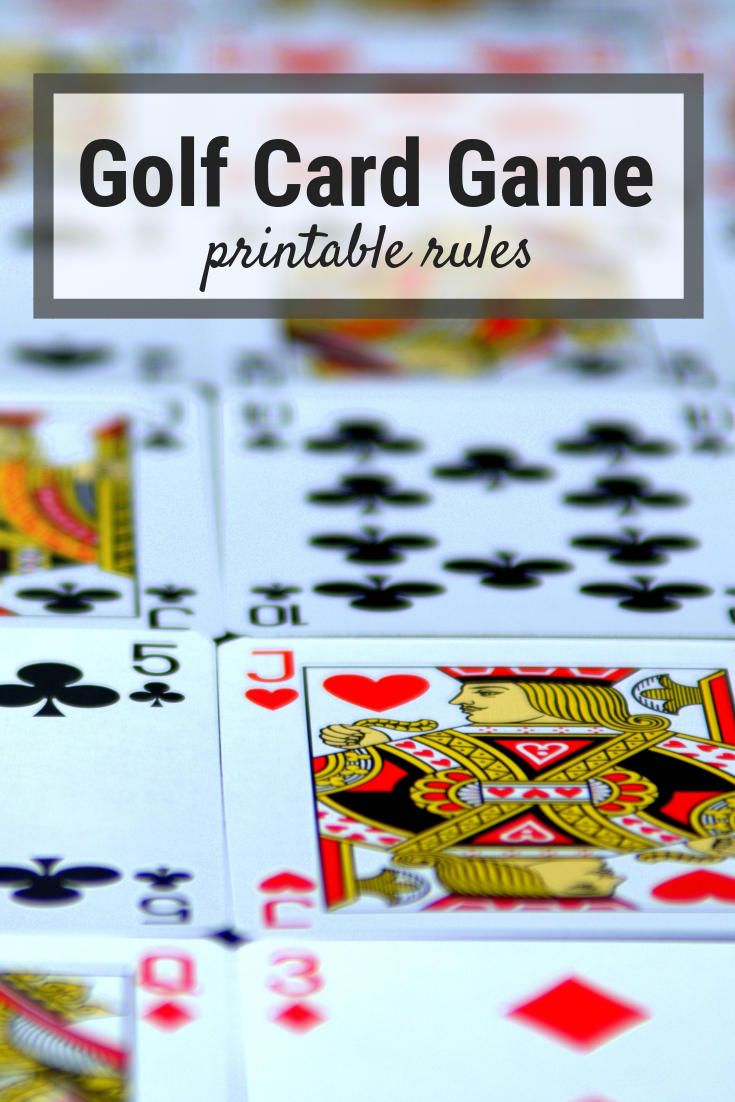 Golf Card Game Rules Simple Printable How To Play 9 6 4 Card 