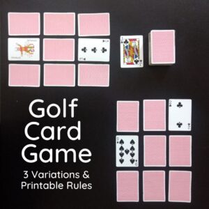 Golf Card Game Rules (Simple &amp; Printable): How to play 9, 6 &amp; 4 Card Golf