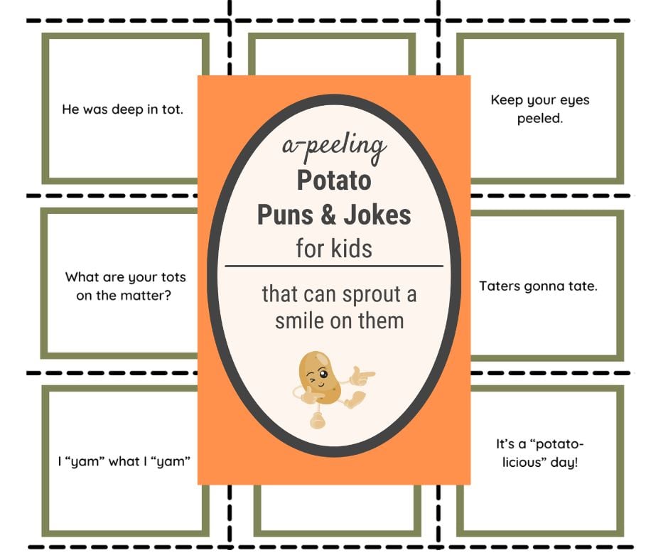 Potato Puns and Jokes for Kids